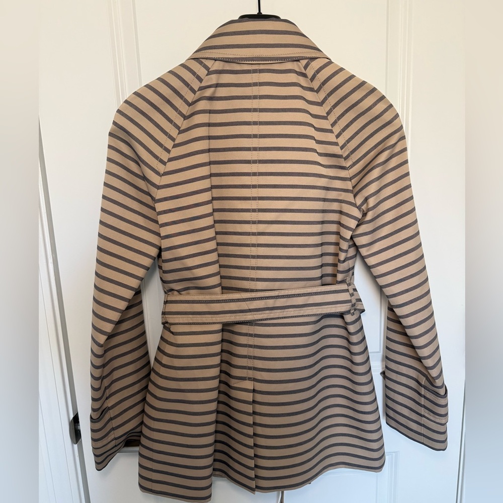 Coach Factory Stripe Short Trench - Picture 2 of 13